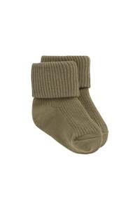 Classic Rib Sock - Cricket