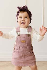 Overalls: Classic Overall Dress - Dreamy Pink