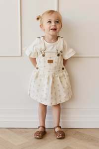 Norah Overall Dress - Rose Trail