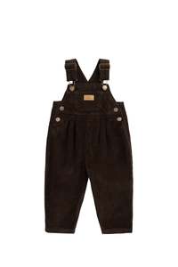 Blair Cord Overall - Dark Coffee