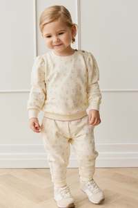 Organic Cotton Monroe Track Pant - Lila Pink