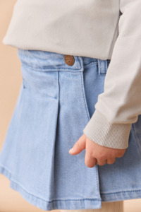 Chelsea Skirt - Washed Denim