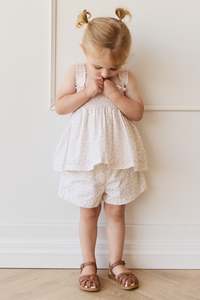 Skirts Shorts: Organic Cotton Emelia Short - Aries Mauve