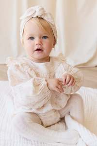 Playsuits And Rompers: Organic Cotton Muslin Malia Playsuit - Emelia Pink
