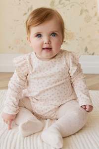 Organic Cotton Kinley Playsuit - Victoria Blush