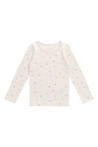 Sale: Organic Cotton Pointelle Long Sleeve Top - Sweet Magnolia Simple