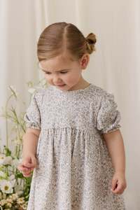 Organic Cotton Penny Dress - Tully Grey