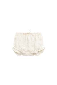 Organic Cotton Muslin Frill Bloomer - Vintage Ditsy