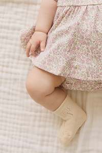 Bloomers: Organic Cotton Frill Bloomer - Tully Mauve