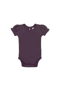 Bodysuits: Organic Cotton Elly Bodysuit - Sugar Plum