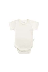 Organic Cotton Olsen Tee Bodysuit - Milk