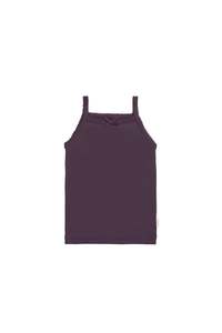 Tops: Organic Cotton Singlet - Sugar Plum