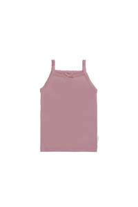 Tops: Organic Cotton Singlet - Lillium
