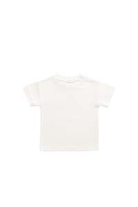 Tops: Pima Cotton Eddie Tee - Cloud