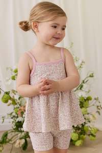 Organic Cotton Maple Singlet - Tully Mauve