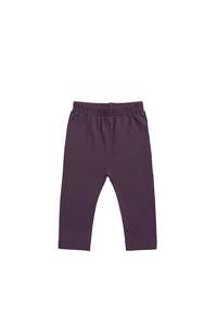 Pants Leggings: Organic Cotton Legging - Sugar Plum