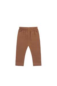Organic Cotton Legging - Cinnamon