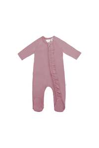 Organic Cotton Melanie Zip Onepiece - Lillium