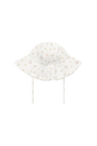 Organic Cotton Muslin Noelle Hat - Ayla Whisper