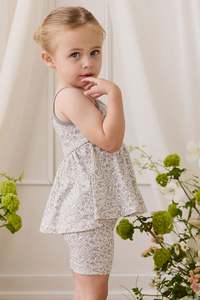 Organic Cotton Everyday Bike Short - Tully Grey