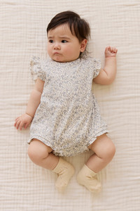 Organic Cotton Adrienne Playsuit - Tully Grey