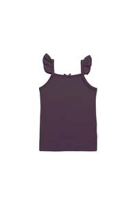 Sale: Organic Cotton Bettina Singlet - Sugar Plum