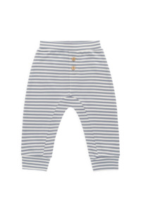 Pants Leggings: Pima Cotton Wesley Pant-Narrow Stripe Dawn / Cloud