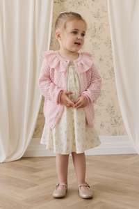 Knitwear Promo: Mary Cardigan-Cotton Candy