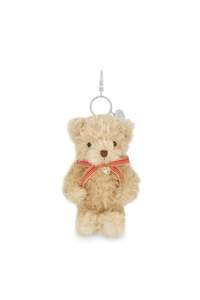 Snuggle Bunnies - Arthur Keyring - Arthur with Red Stripe Bow
