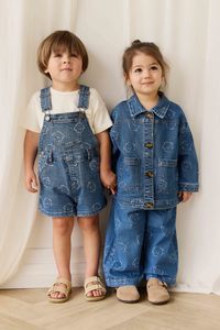 Overalls: Fenix Short Overalls-Haru Denim