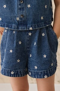 Jardine Short-Josie Floral Denim