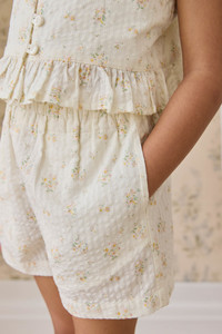 Organic Cotton Selah Short-Justine Parchment