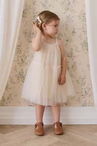 Girls Dresses: Nylah Dress-Swan