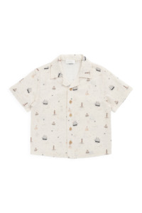 Organic Cotton Silas Shirt-Sailing Day
