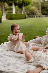 Organic Cotton Frannie Playsuit-Parchment