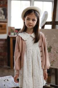 Organic Cotton Muslin Christabel Dress - Solange Snow