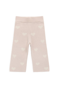 Kayla Pant - Kylie Heart Jacquard Morganite