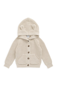 Bear Cardigan - Vanilla