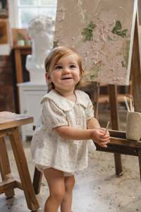 Organic Cotton Muslin Kodi Top - Solange Snow