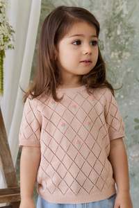Tops: Alexandra Top - Rose Mist Alexandra Flower