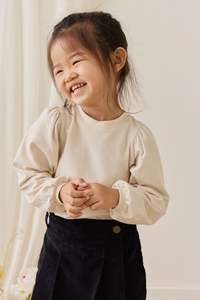 Pima Cotton Nylah Top - Vanilla