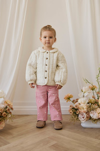 Blair Pant - Petite Heart Rose