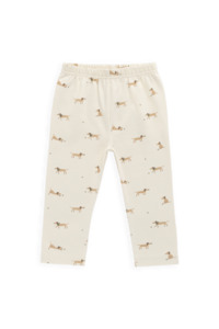 Organic Cotton Everyday Legging - Play Ball Cassava