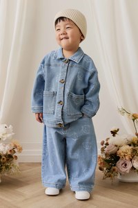 Pants Leggings: Abel Pant - Bowie Bear Denim