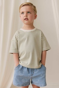 Hair Accessories: Reid Denim Short - Bowie Bear Denim