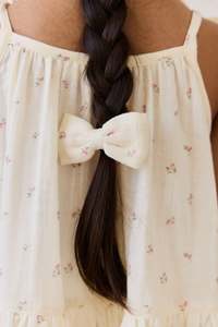 Hair Accessories: Organic Cotton Desiree Bow - Willow Rose