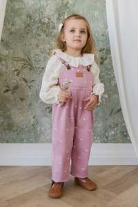 Overalls: Blair Overall - Petite Heart Orchid