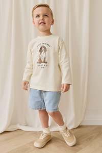Reid Denim Short - Holiday Stripe