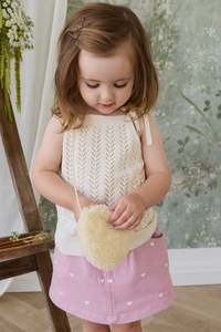 Briella Skirt - Petite Heart Orchid