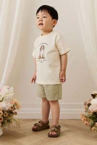 Ali Linen/Cotton Short - Lichen